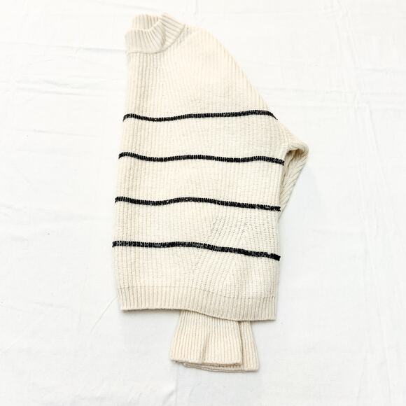 The Kooples Wool Long Sleeve Sweater Black Studded Trim Size 3 L - Picture 7 of 7